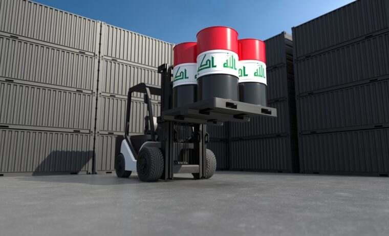Immagine rappresentativa dell'Iraq e delle sue esportazioni di petrolio