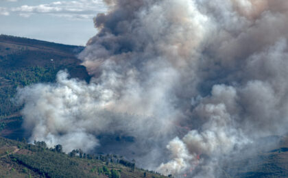 Incendio boschivo in Gironda