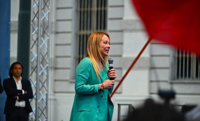 Giorgia Meloni visita il cantiere di Chiomonte