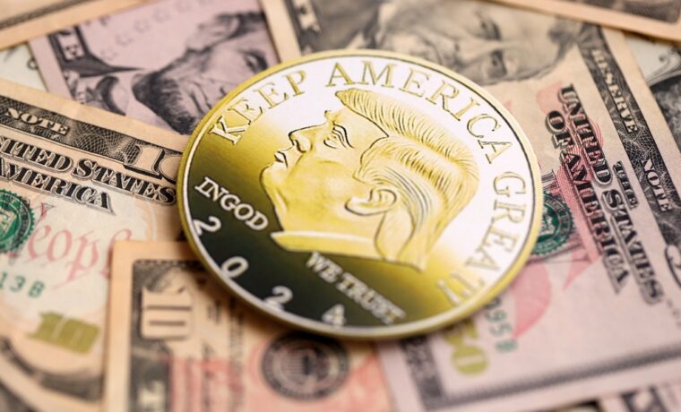 Grafico delle perdite del memecoin $TRUMP