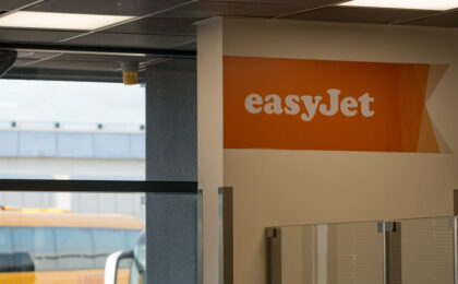 easyJet aeromobile in volo