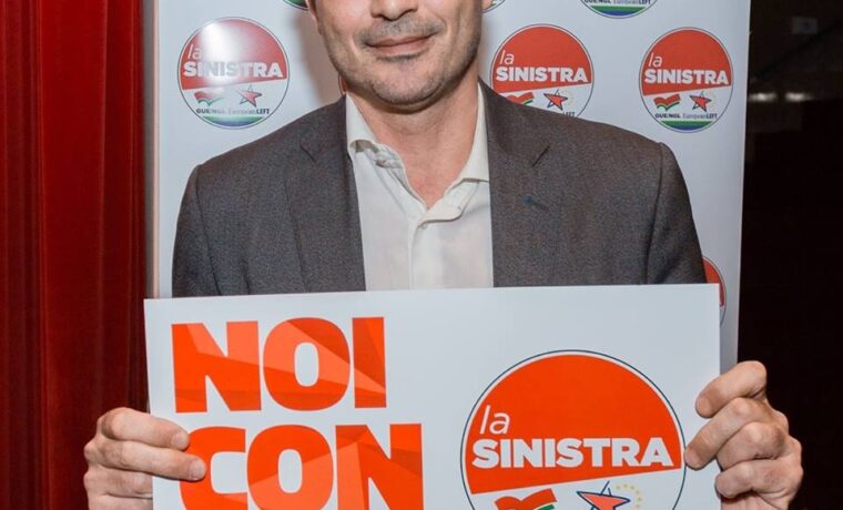 Nicola Fratoianni durante un'intervista