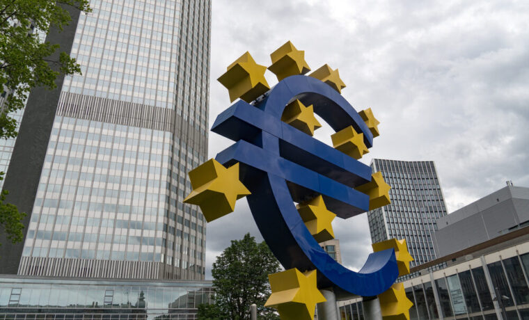Grafico sull'economia dell'Eurozona