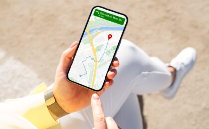 Screenshot di Google Maps con nuove funzionalità